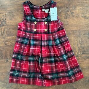 Hope and Henry Plaid Dress 4T